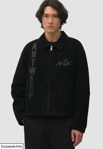 Leather Panel Jacket
