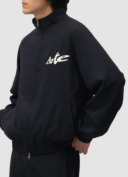 Fine Stripe Windbreaker