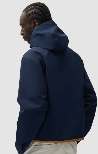 Contrast Zip Hooded Jacket