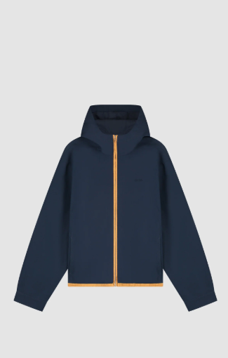 Contrast Zip Hooded Jacket