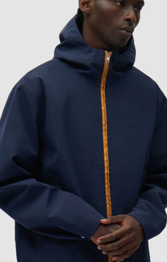 Contrast Zip Hooded Jacket