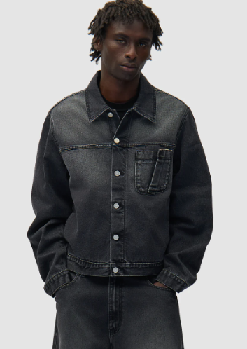 Folded Pocket Denim Jacket