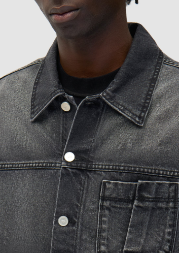 Folded Pocket Denim Jacket