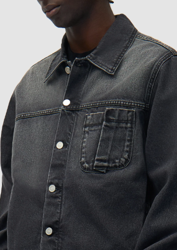 Folded Pocket Denim Jacket