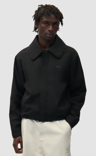 Large Collar Nylon Jacket