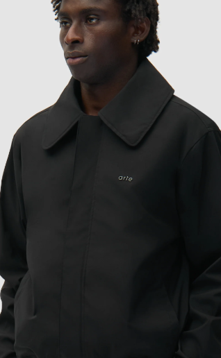 Large Collar Nylon Jacket