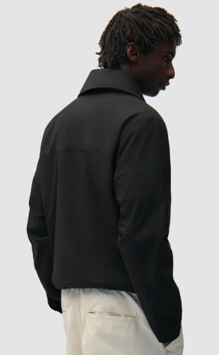 Large Collar Nylon Jacket