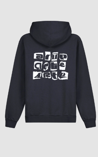 Multicolor Logo Back Hoodie