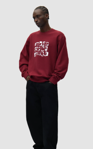 Multi Logo Crewneck Long Sleeve T-Shirt