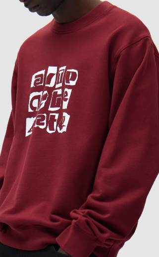 Multi Logo Crewneck Long Sleeve T-Shirt