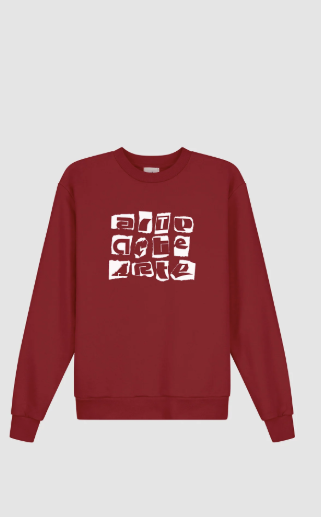 Multi Logo Crewneck Long Sleeve T-Shirt