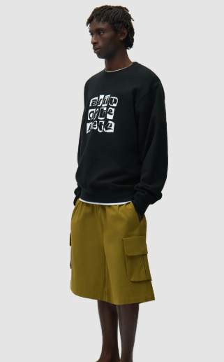 Multi Logo Crewneck Long Sleeve