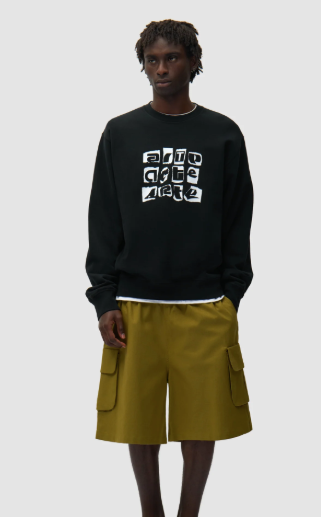 Multi Logo Crewneck Long Sleeve