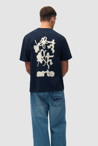 Faded Back Print T-Shirt