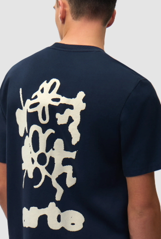 Faded Back Print T-Shirt