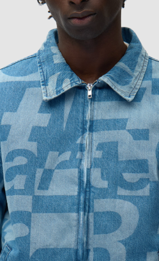 Volledig denim jas
