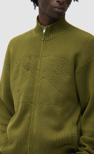 Vest met Diels-kraag