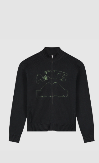 Vest met Diels-kraag