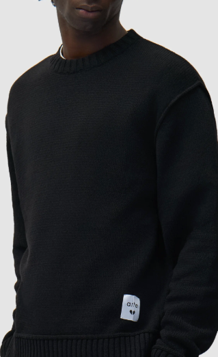 Omkeerbaar gebreid label