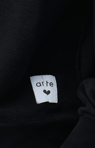 Reversible Label Crewneck Sweater