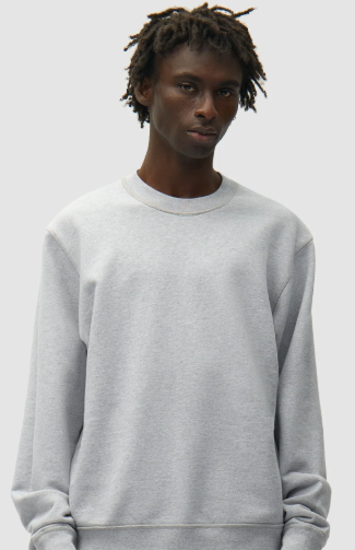 Reversible Label Crewneck Sweater
