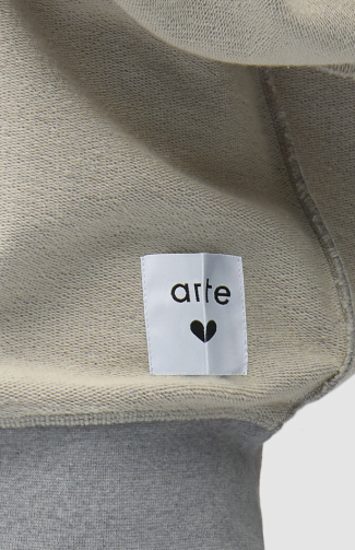 Reversible Label Crewneck Sweater