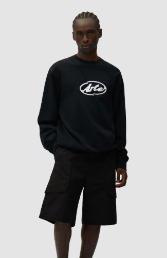 Embroidered Circle Logo Sweater