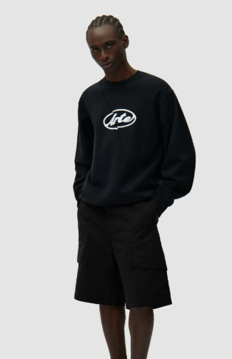 Embroidered Circle Logo Sweater
