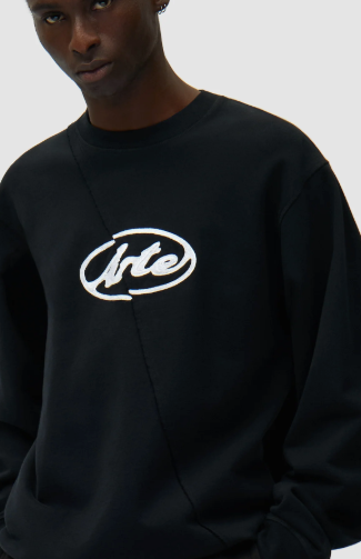 Embroidered Circle Logo Sweater