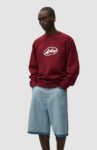 Embroidered Circle Logo Sweater
