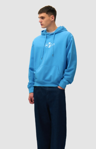 Hoodie met collage-logo