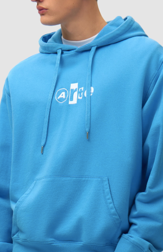 Hoodie met collage-logo