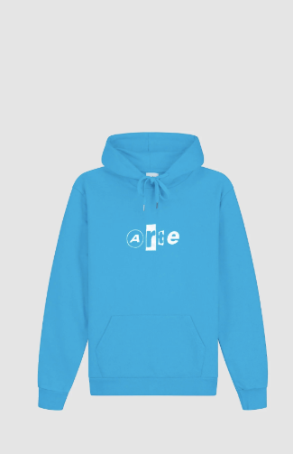Hoodie met collage-logo
