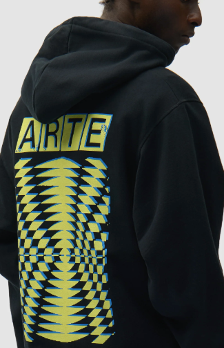 Hoodie Back Abstract