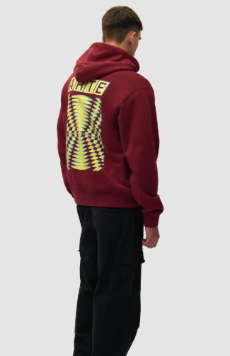 Hoodie Back Abstract