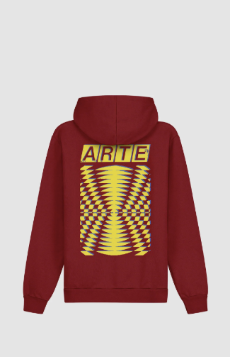 Hoodie Back Abstract