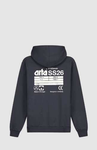 Hoodie met hartvormig logo