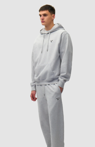 Hoodie met hartvormig logo
