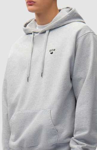 Hoodie met hartvormig logo