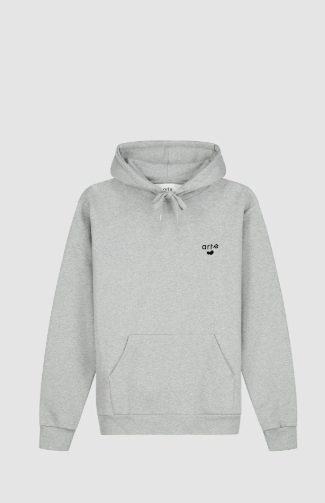 Hoodie met hartvormig logo