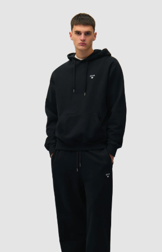 Hoodie met hartvormig logo