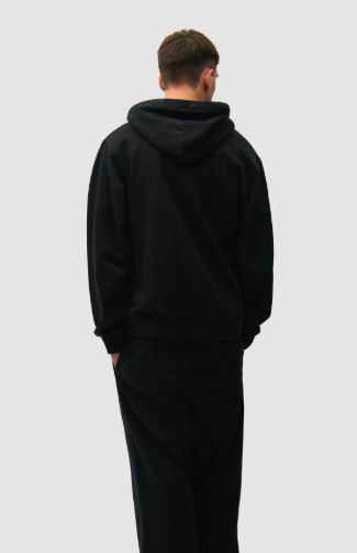 Hoodie met hartvormig logo