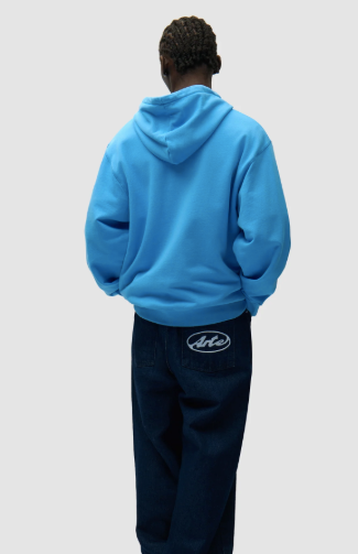 Hoodie met ritssluiting en cirkelvormig logo