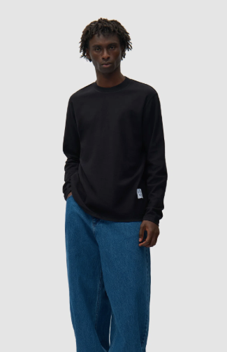 Omkeerbaar label met lange mouwen