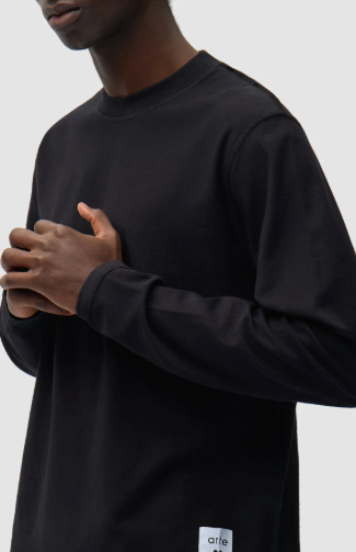 Omkeerbaar label met lange mouwen