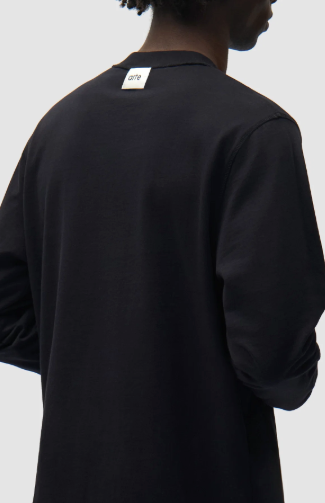 Omkeerbaar label met lange mouwen