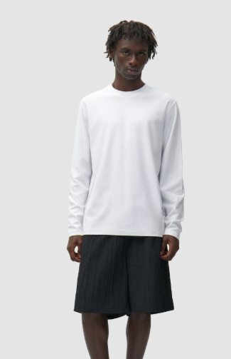 Omkeerbaar label met lange mouwen
