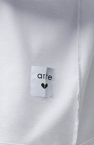 Omkeerbaar label met lange mouwen