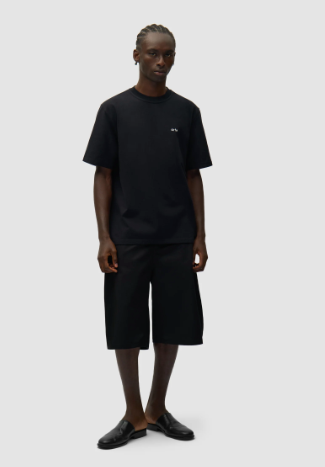 T-shirt met poster op de rug