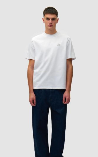 T-shirt met collage op de rug